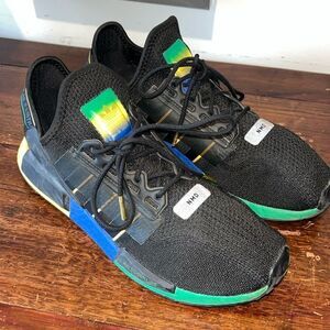 Adidas NMD R1 V2 Rio De Janeiro Brazil Black FY1255 Men's US 11 Running Shoes